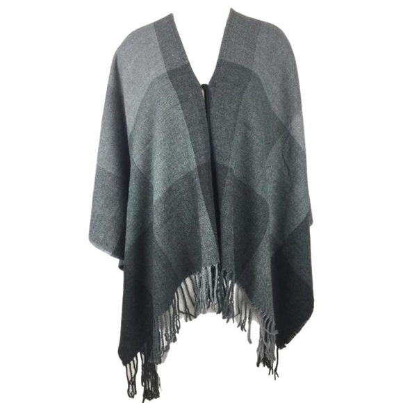 Andrew Marc Jackets & Blazers - Marc NY Fringed Poncho Cape